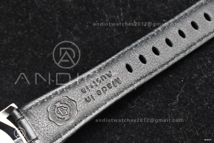 VSF Gray PAM1250 Leather Best Edition Strap Dial Black Due Luminor on 42mm P900 0312